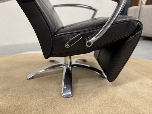 Jori Brainbuilder Relax Fauteuil Mono Move Zwart Leer