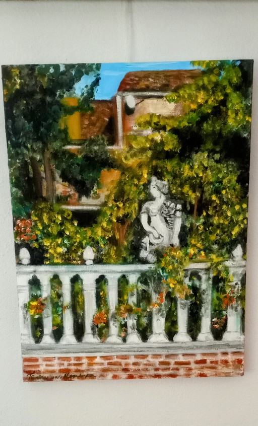 Tineke Van Steenbergen, Venetië, Acrylverfschilderij