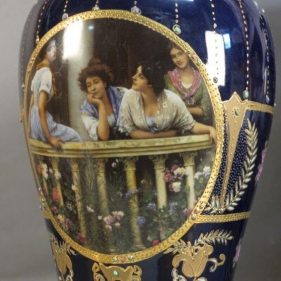 Image 1 of Paar vintage Art Nouveau vazen van Royal Limoges, 1900