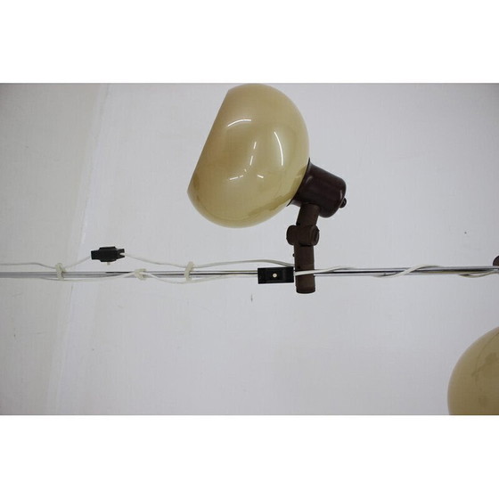 Image 1 of Vintage vloerlamp met plastic kap, Hongarije 1970