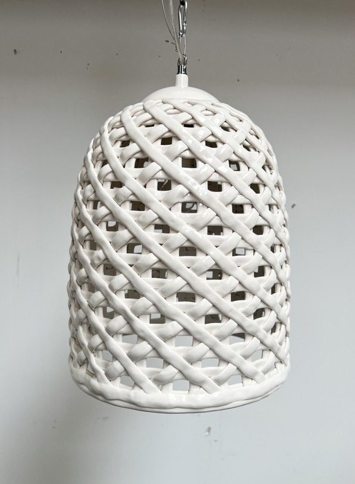 Porseleinen Woven Hanglamp van Pols Potten (Nieuw en per Stuk), Na 2000