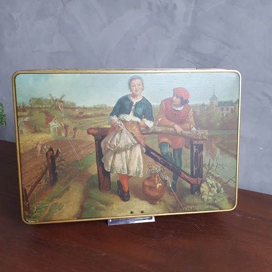 Image 1 of Schitterend Brocante Blik Van Jacques Superchocolade 