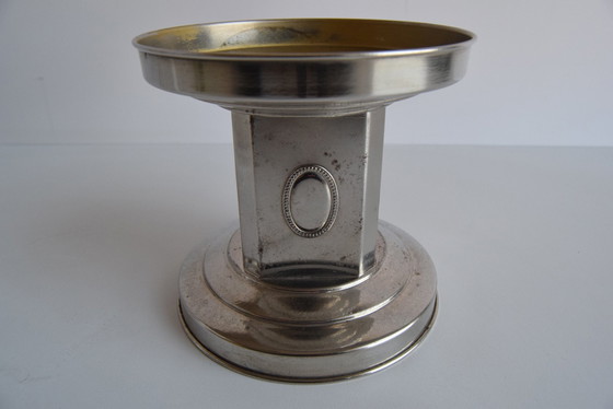 Image 1 of Art Deco schaal met fruitopzetstuk, 1930S