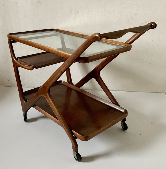 Image 1 of Cesare Lacca voor Cassina Italy - jaren 50 trolley