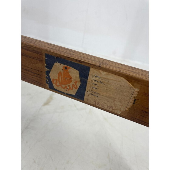 Image 1 of Paar vintage eiken fauteuils van Uluv, Tsjecho-Slowakije 1970