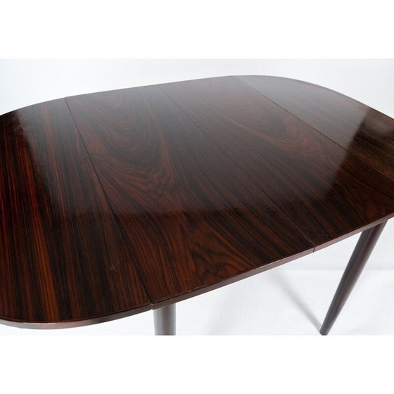 Image 1 of Vintage palissander tafel met verlengstukken van Arne Vodder 1960