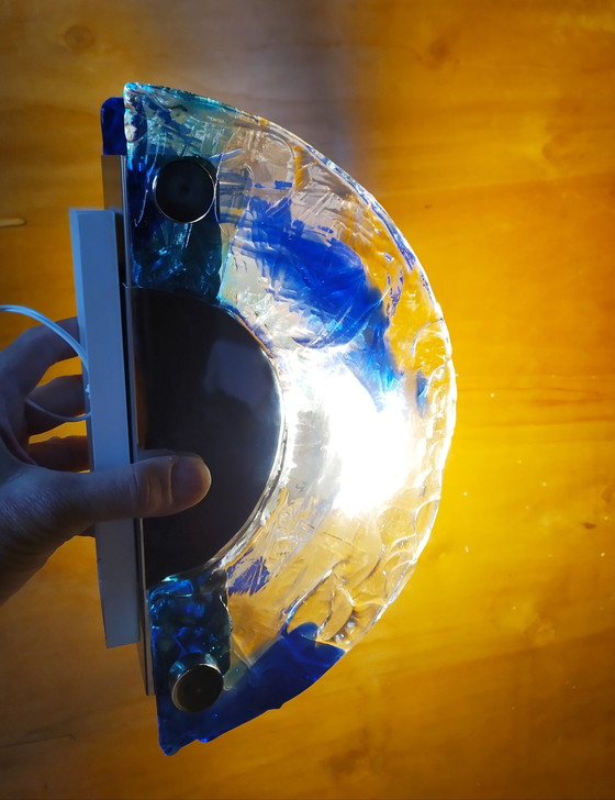 Image 1 of Wandlampen La Murrina, Murano glas, 1980S,Set van 2