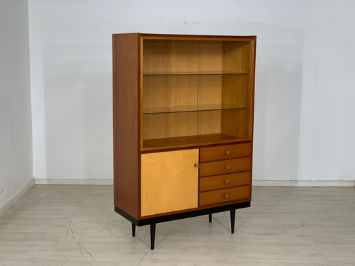 Mid Century hoge kast vintage