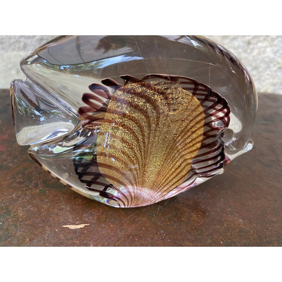 Image 1 of Vintage murano glas vis papierpers