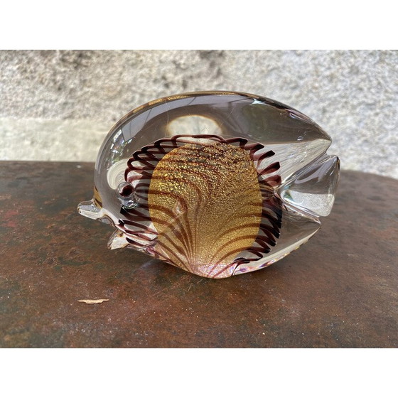 Image 1 of Vintage murano glas vis papierpers