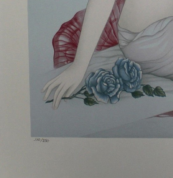 Image 1 of Nu Aux Roses Bleues