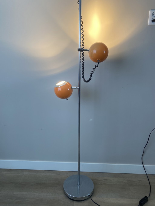 Leitmotiv Eyeball Vloerlamp Oranje