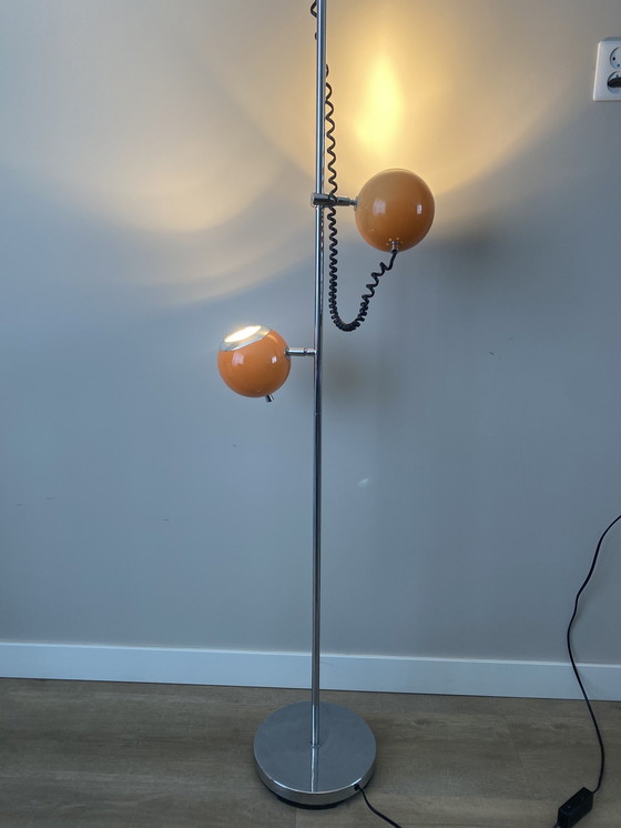 Image 1 of Leitmotiv Eyeball Vloerlamp Oranje