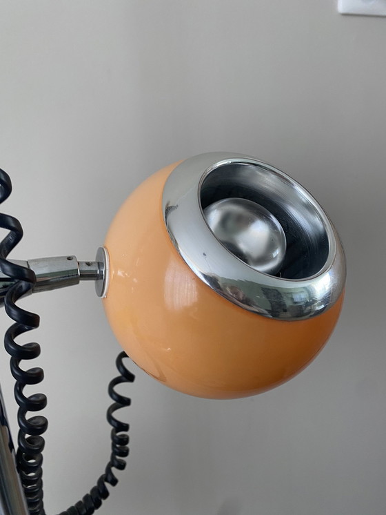 Image 1 of Leitmotiv Eyeball Vloerlamp Oranje