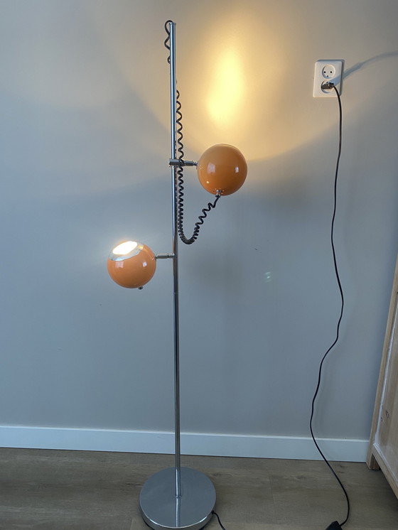 Image 1 of Leitmotiv Eyeball Vloerlamp Oranje