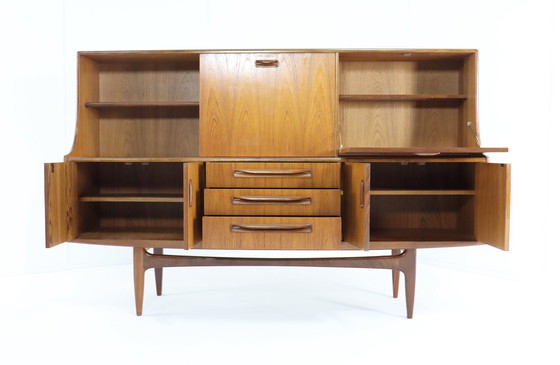 Image 1 of G Plan Victor Wilkens Highboard 'Tottington' Vintage 