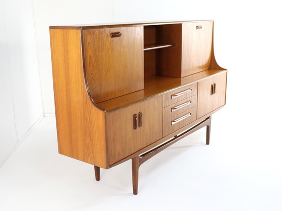 Image 1 of G Plan Victor Wilkens Highboard 'Tottington' Vintage 