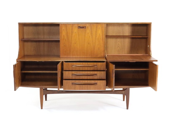 Image 1 of G Plan Victor Wilkens Highboard 'Tottington' Vintage 