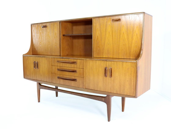 Image 1 of G Plan Victor Wilkens Highboard 'Tottington' Vintage 