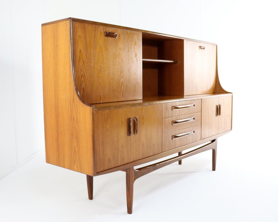 Image 1 of G Plan Victor Wilkens Highboard 'Tottington' Vintage 