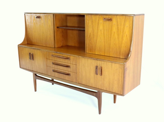 Image 1 of G Plan Victor Wilkens Highboard 'Tottington' Vintage 