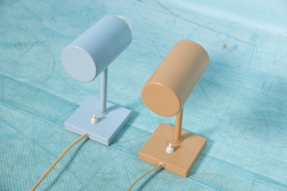 Image 1 of Vintage set Deense Fog&Mørup wandlampen pastel Jo Hammerborg