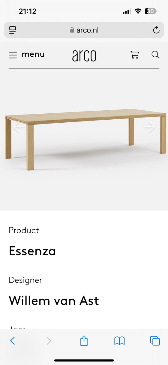 Image 1 of Arco Essenza Tafel