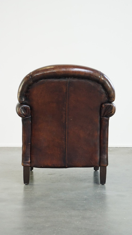 Image 1 of Fauteuil Gemaakt Van Schapenleer