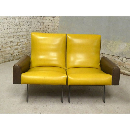 Vintage sofa van Louis Paolozzi voor Zol, 1950