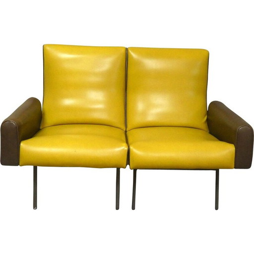 Vintage sofa van Louis Paolozzi voor Zol, 1950