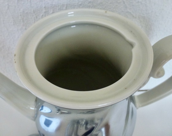 Image 1 of Demeyere Koffieservies Porselein Verzilverd