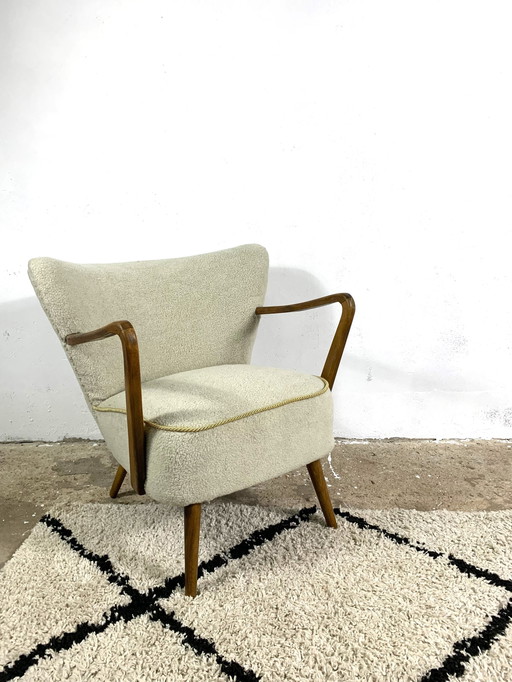 Mid Century Clubfauteuil Boucle