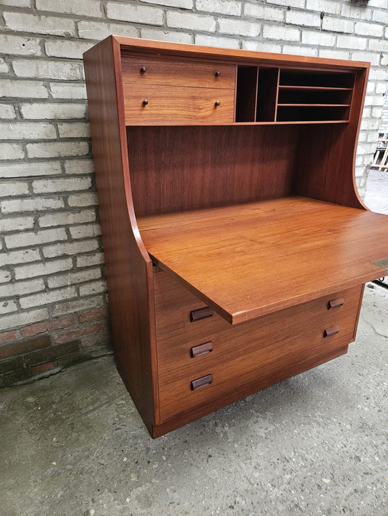 Image 1 of Secretaire / Bureau. Børge Mogensen Voor Søborg Møbler, Denemarken 1960'S