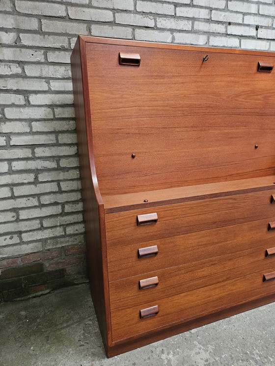 Image 1 of Secretaire / Bureau. Børge Mogensen Voor Søborg Møbler, Denemarken 1960'S