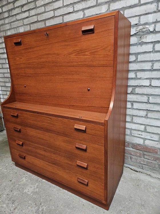 Image 1 of Secretaire / Bureau. Børge Mogensen Voor Søborg Møbler, Denemarken 1960'S