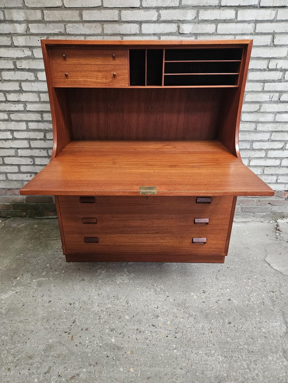 Image 1 of Secretaire / Bureau. Børge Mogensen Voor Søborg Møbler, Denemarken 1960'S