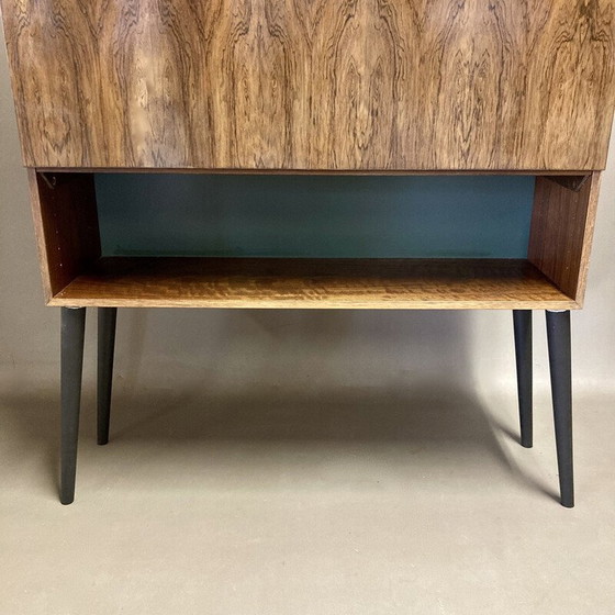 Image 1 of Scandinavisch vintage inklapbaar bureau in rozenhout, 1950