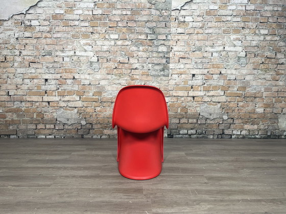 Image 1 of 4x Vitra Verner Panton Chair rood