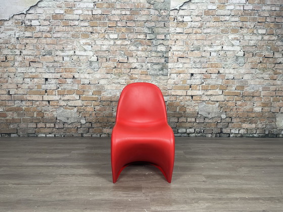 Image 1 of 4x Vitra Verner Panton Chair rood