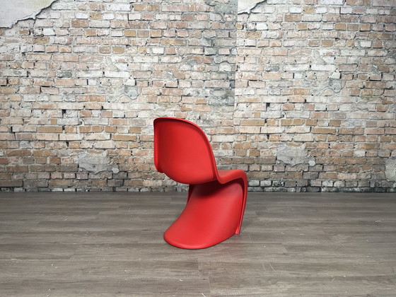 Image 1 of 4x Vitra Verner Panton Chair rood