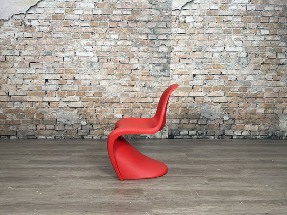 Image 1 of 4x Vitra Verner Panton Chair rood