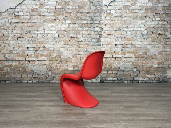 Image 1 of 4x Vitra Verner Panton Chair rood