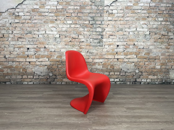 Image 1 of 4x Vitra Verner Panton Chair rood