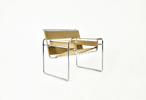 Fauteuil "Wassily" van Marcel Breuer voor Gavina, 1970S