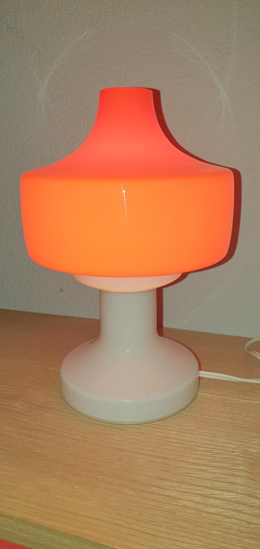 Dijkstra mid century glazen tafellamp