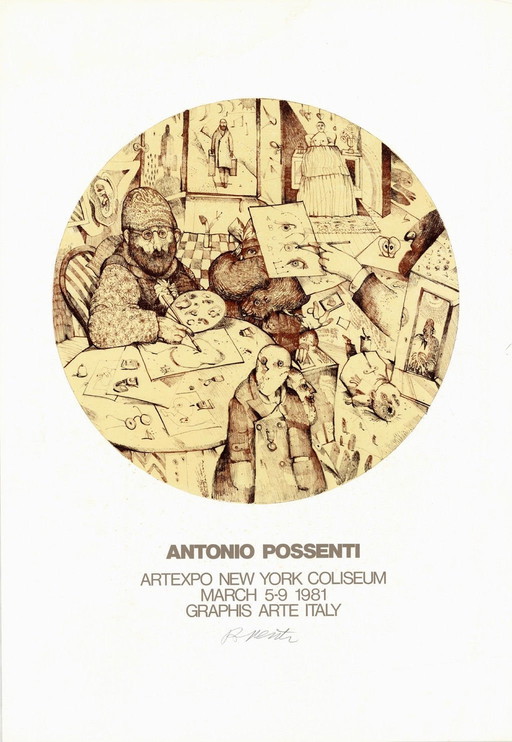 Antonio Possenti - Artexpo-poster 1982, New York