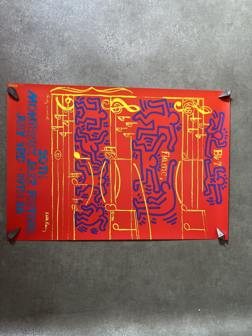 Montreux Jazz affiche Keith Haring Andy Warhol