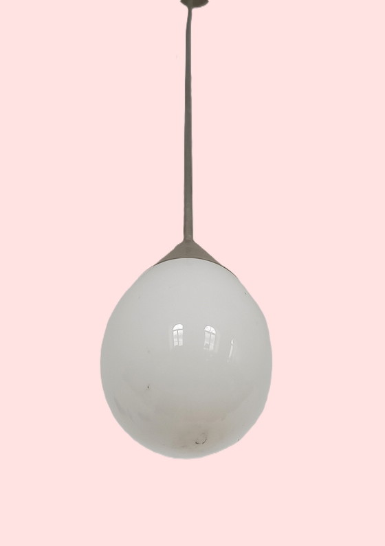 Image 1 of Twee Vintage Druppel Hanglampen 