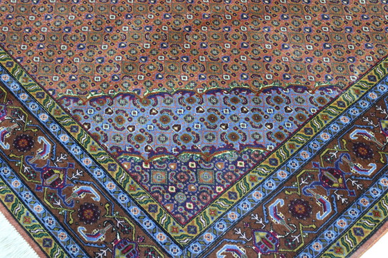 Image 1 of Origineel Handgeknoopt Perzisch Tapijt Tabriz 50 Raj Fijn Met Zijde 200 X 200 Cm Top Conditie