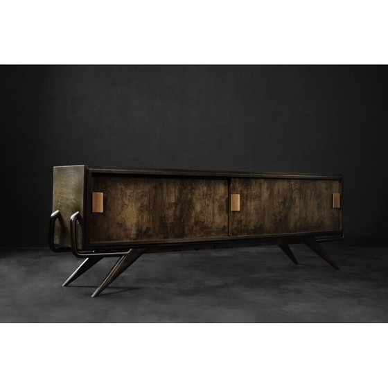 Image 1 of Vintage berkenhouten dressoir, 1960